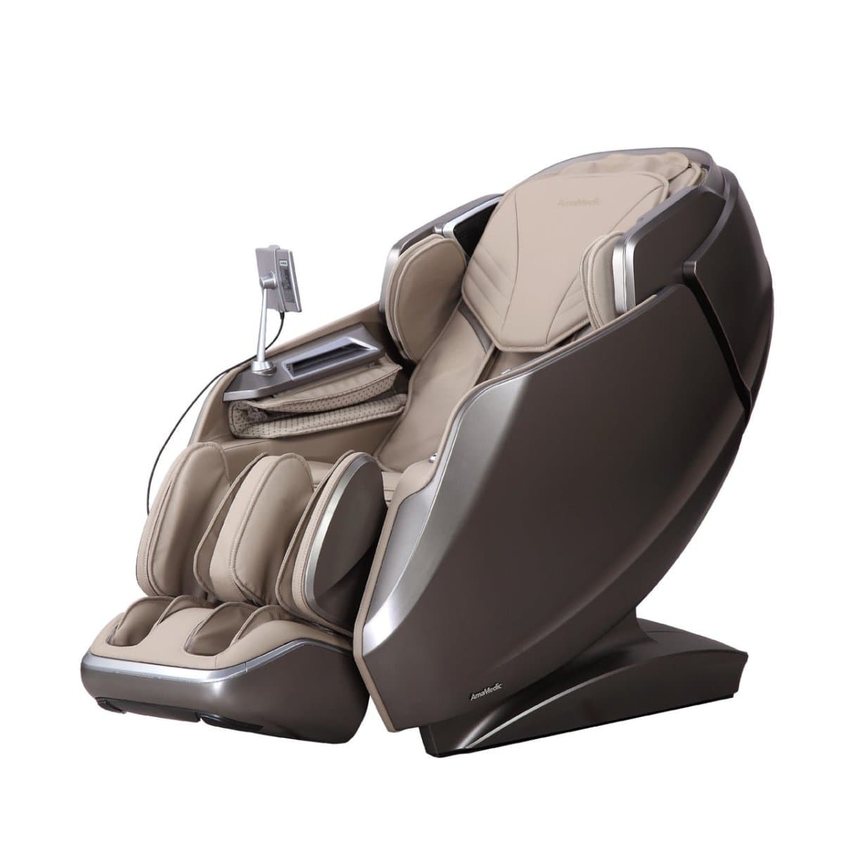 AmaMedic Ai Revive 4D — Brown finish, three-quarter view