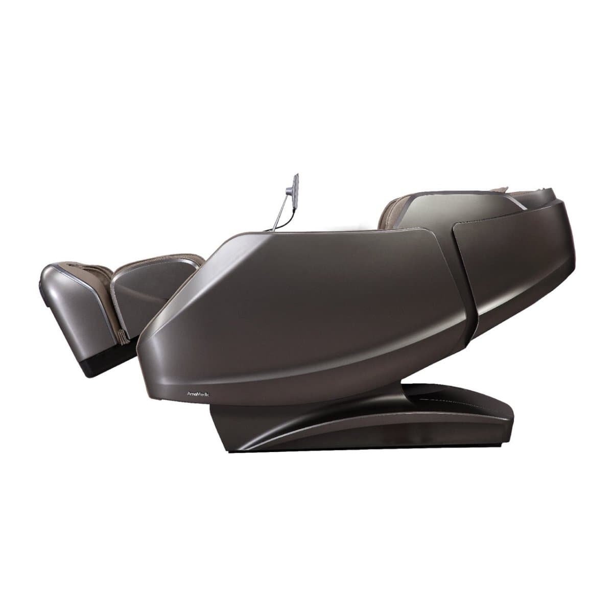 AmaMedic Ai Revive 4D — Brown finish, reclined view