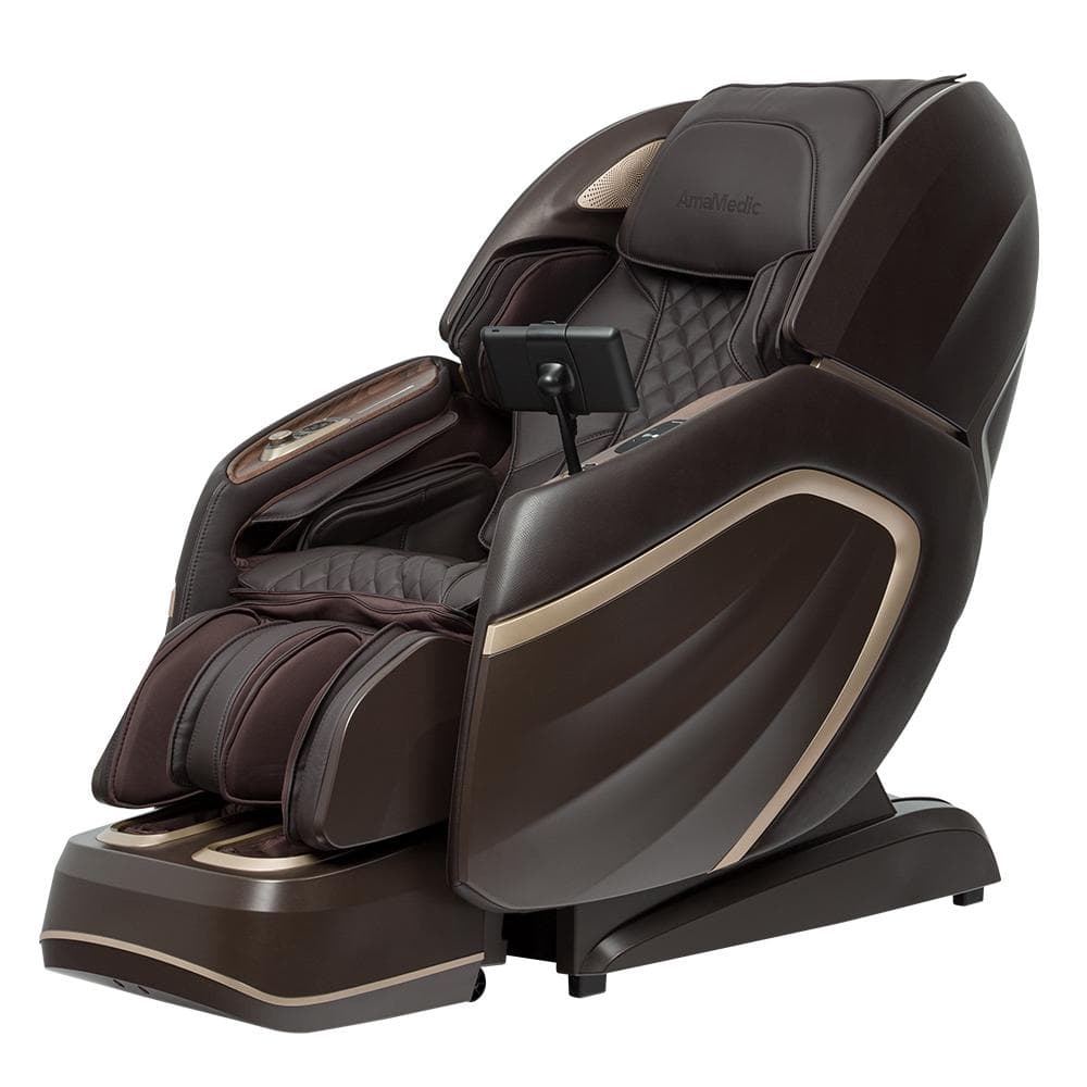 AmaMedic Hilux 4D — Brown finish, three-quarter view