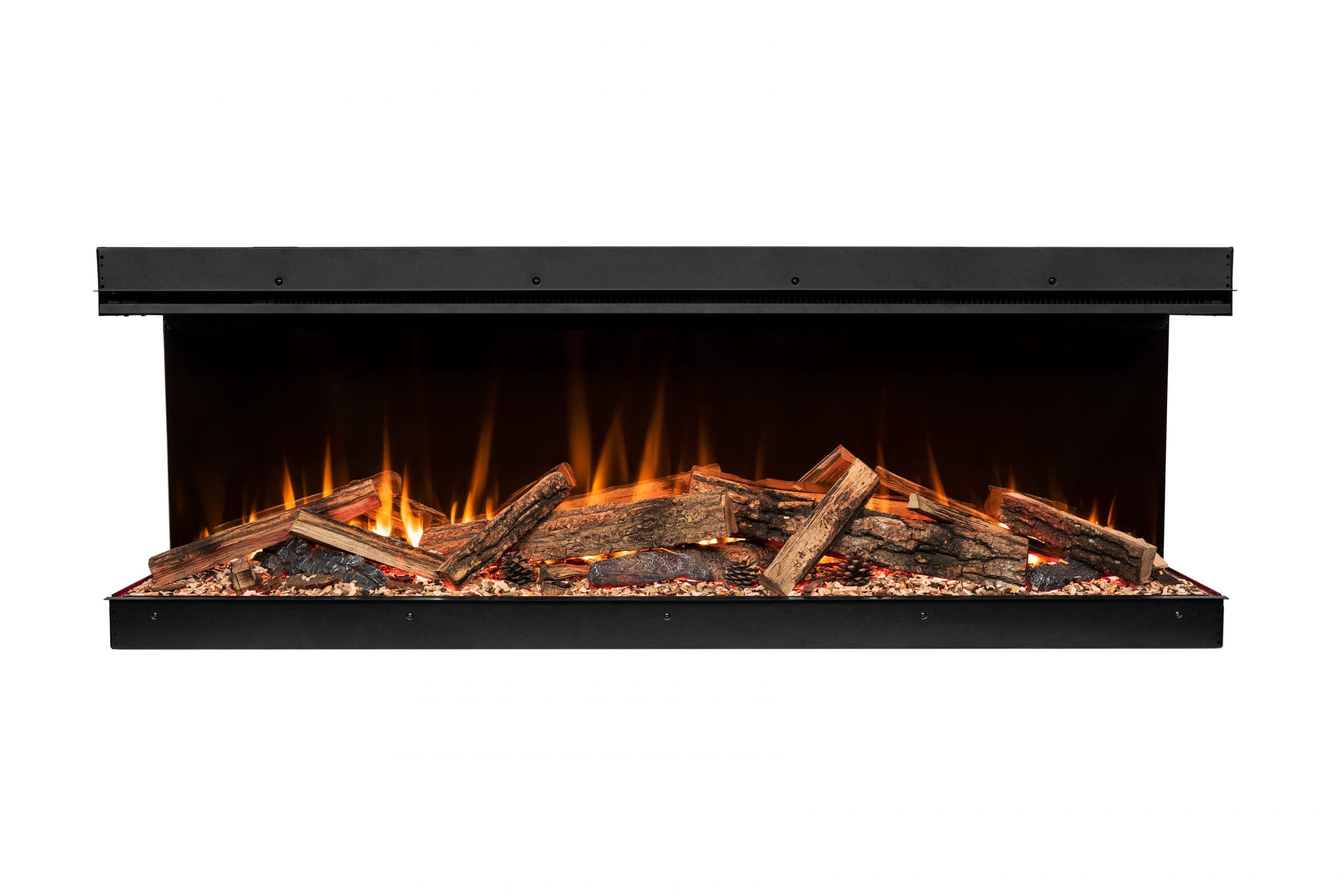 LumaForest LF63 front view with optional real wood and illuminated media
