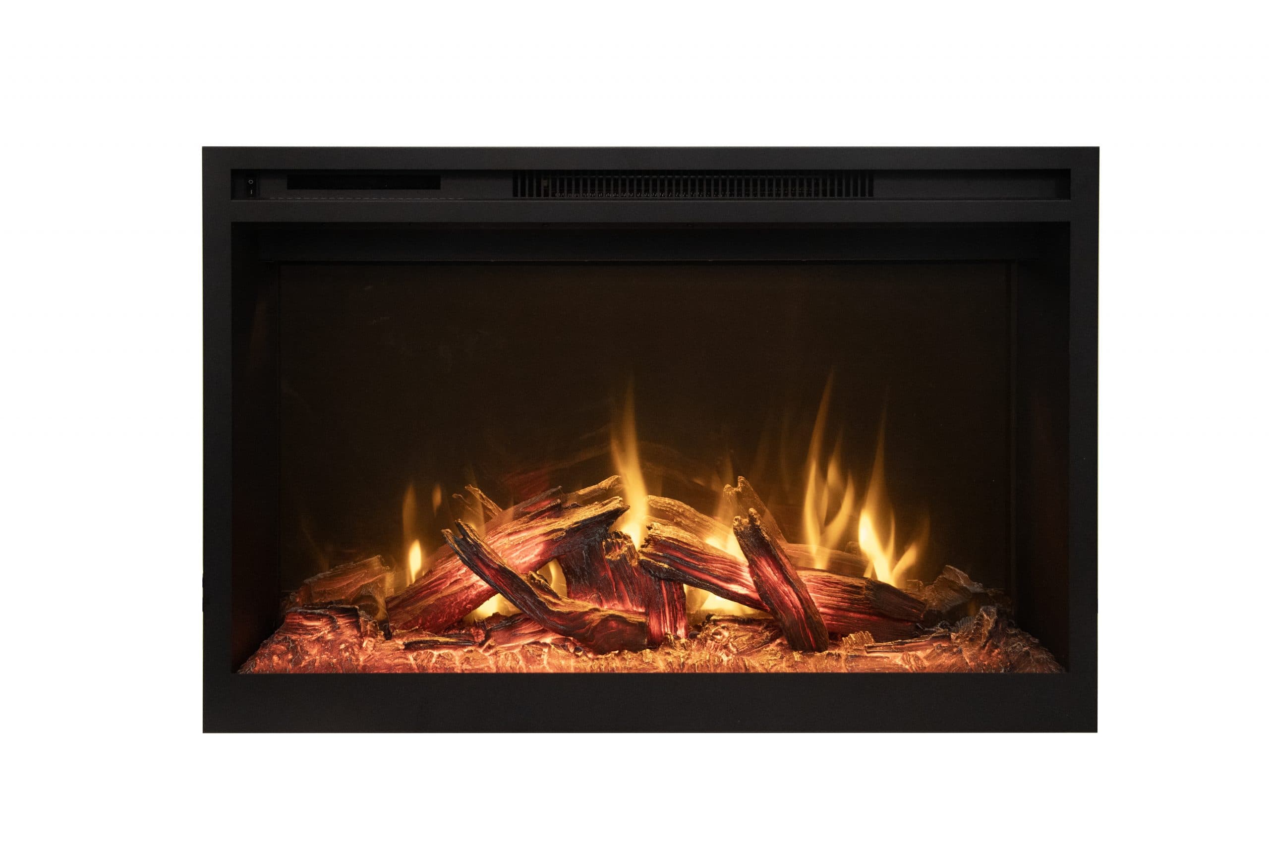 RS36 front view with brighter flame and ember illumination