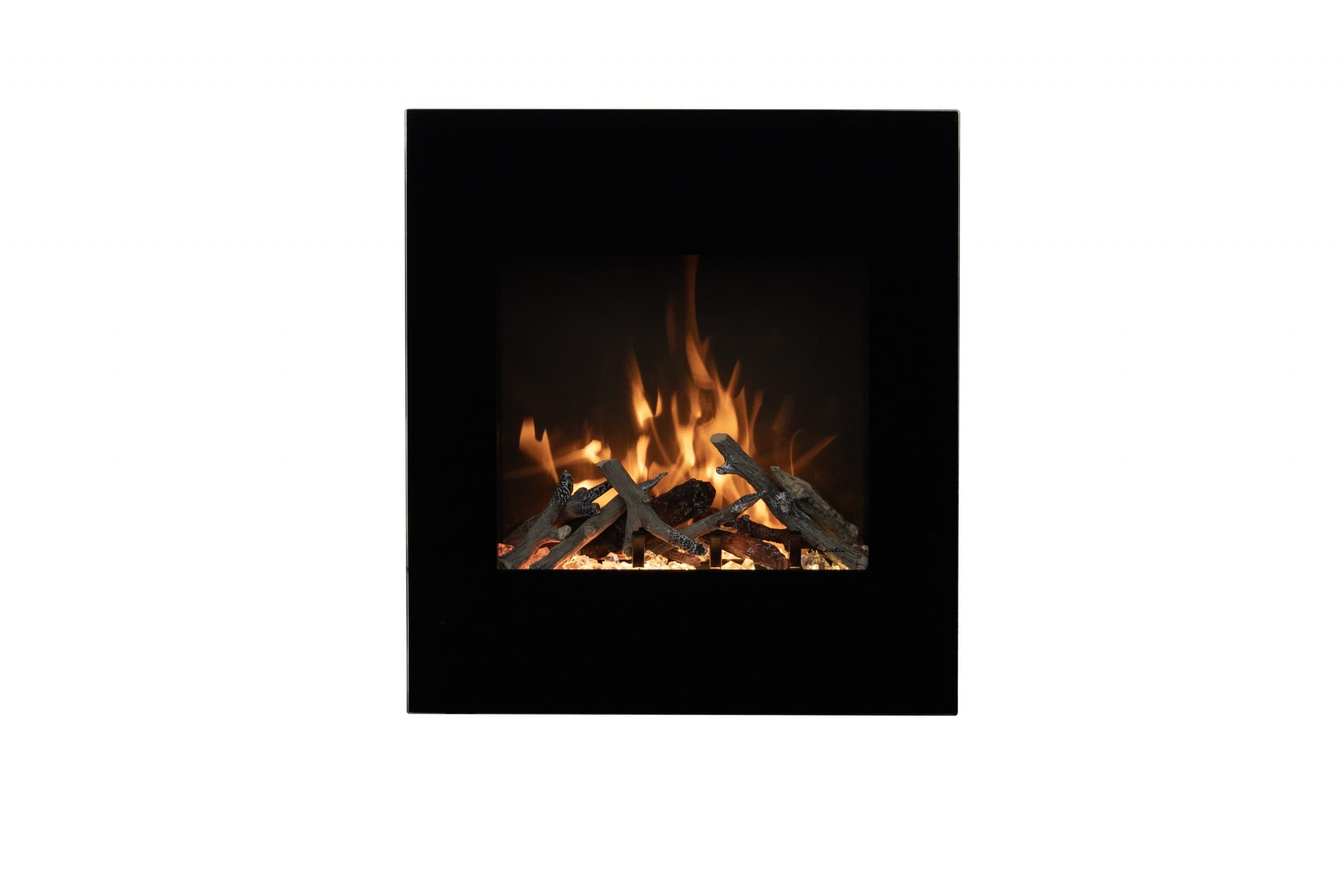 WM-BI2428 with log media and warm flames
