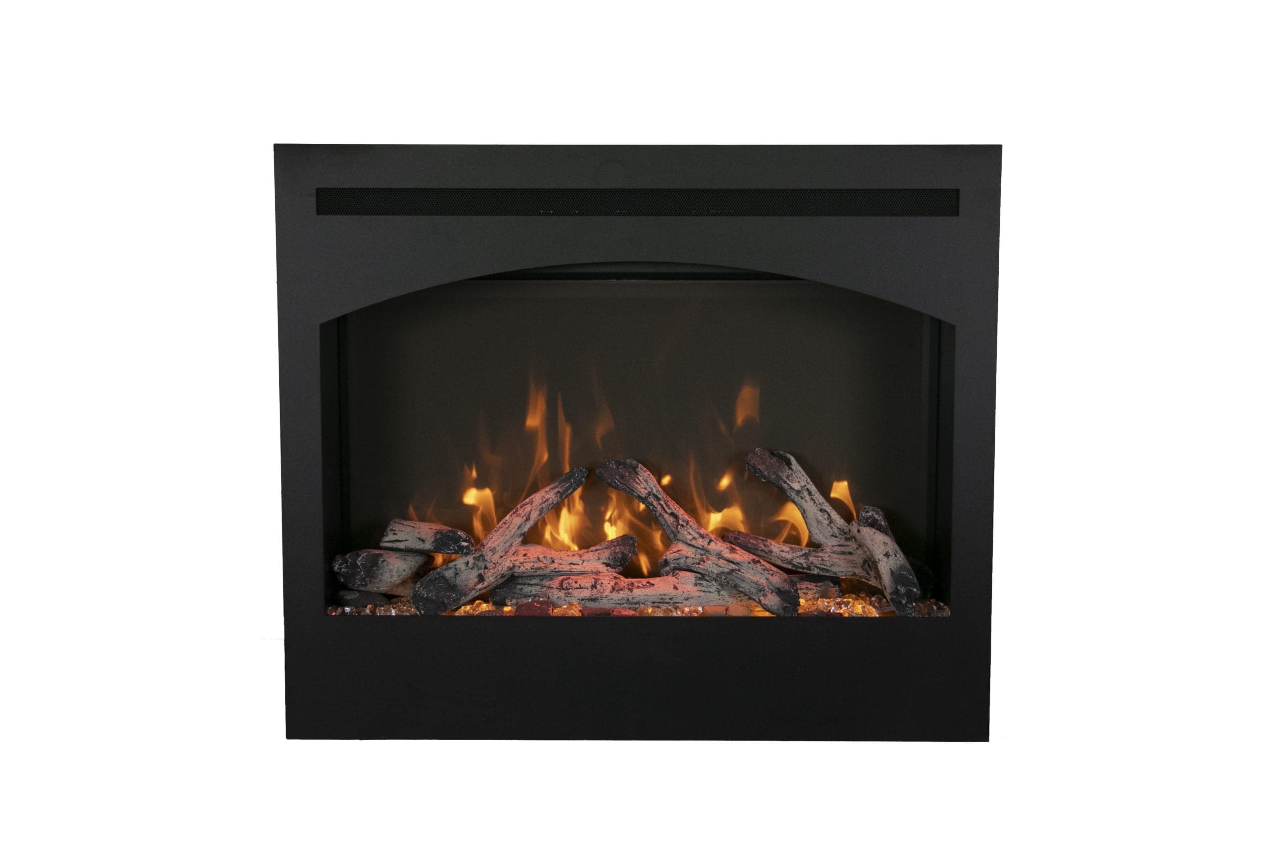ZECL31 with optional arch surround and rustic media