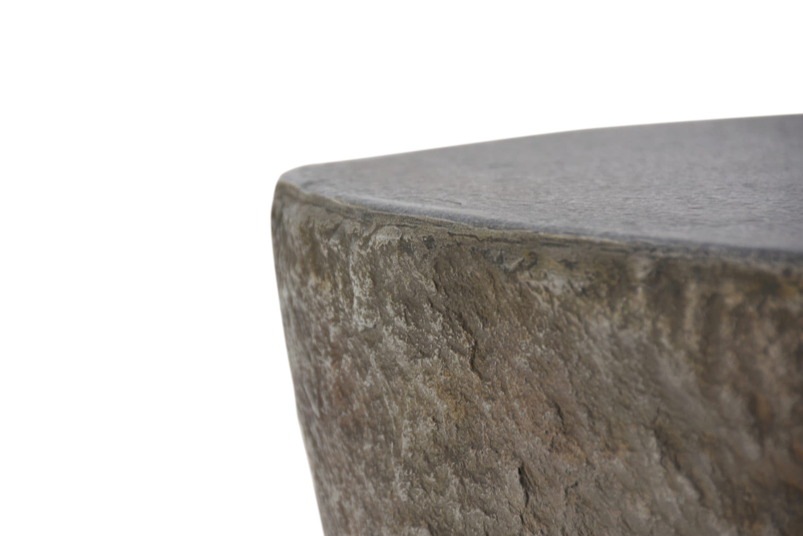 Close view of Boulder stone textured side