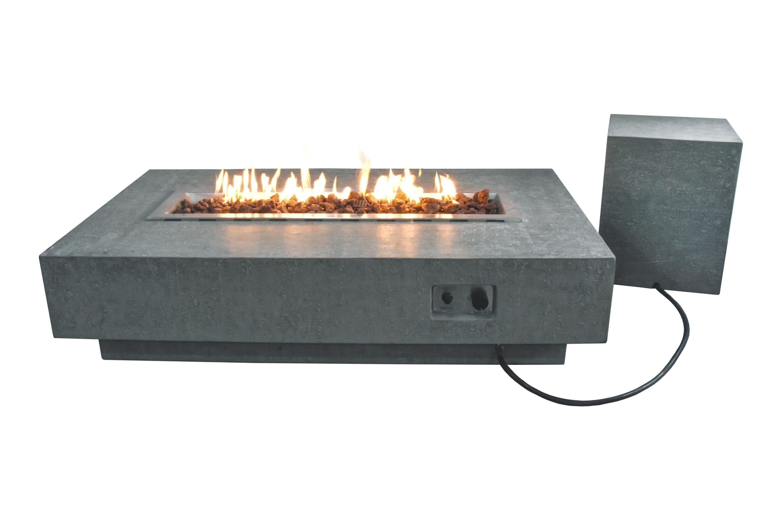 Control side of Hampton with optional tank cover