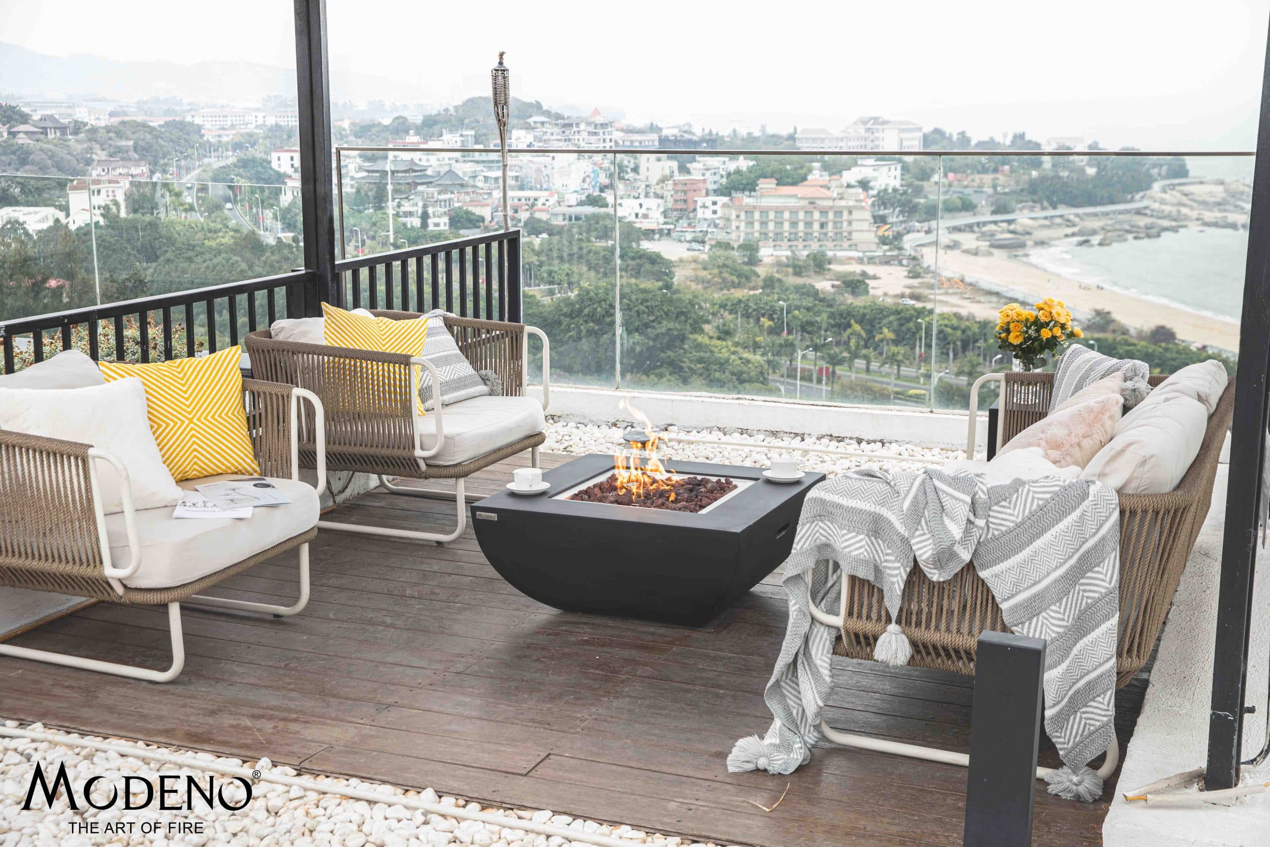 Wide patio view of Aurora