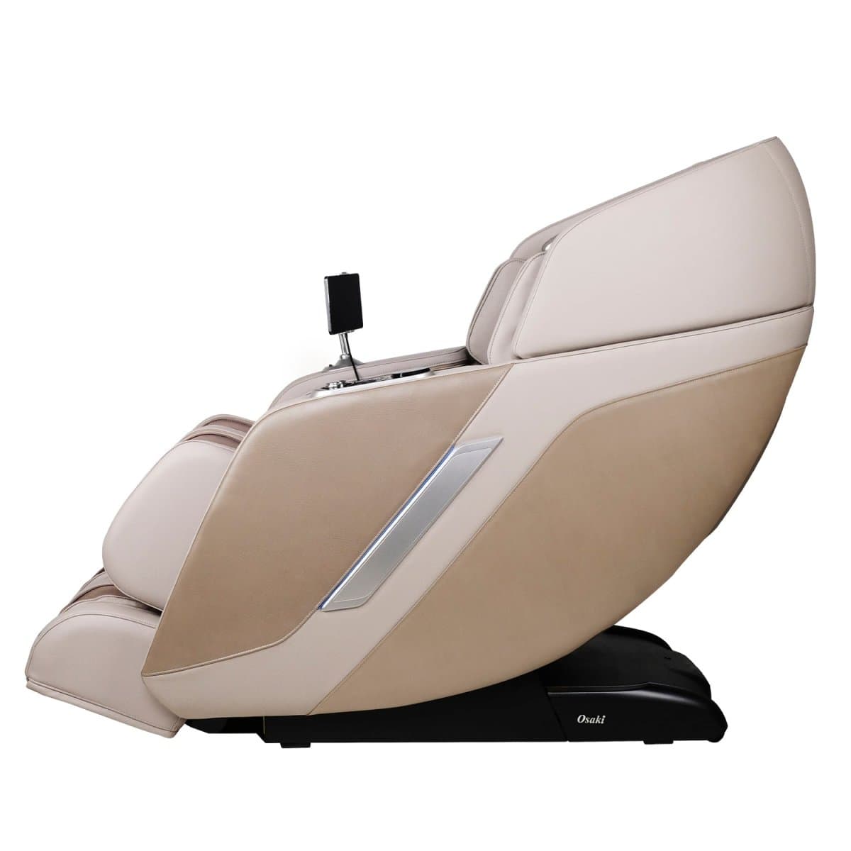 Osaki OP-4D Ultima Massage Chair — Beige finish, side view