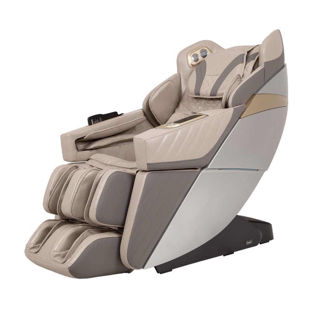 Osaki OS-3D Hamilton LE — Taupe finish, three-quarter view