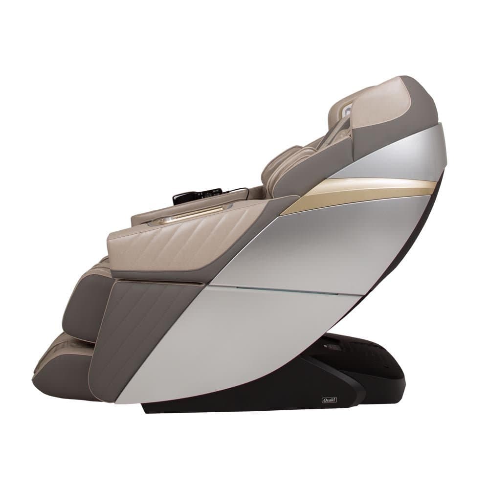 Osaki OS-3D Hamilton LE — Taupe finish, side view