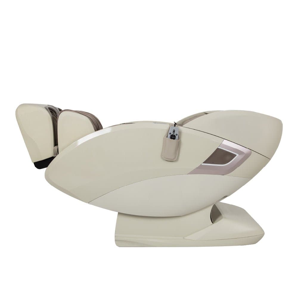 Osaki OS-Pro 3D Tecno — Taupe finish, reclined view, alternate finish