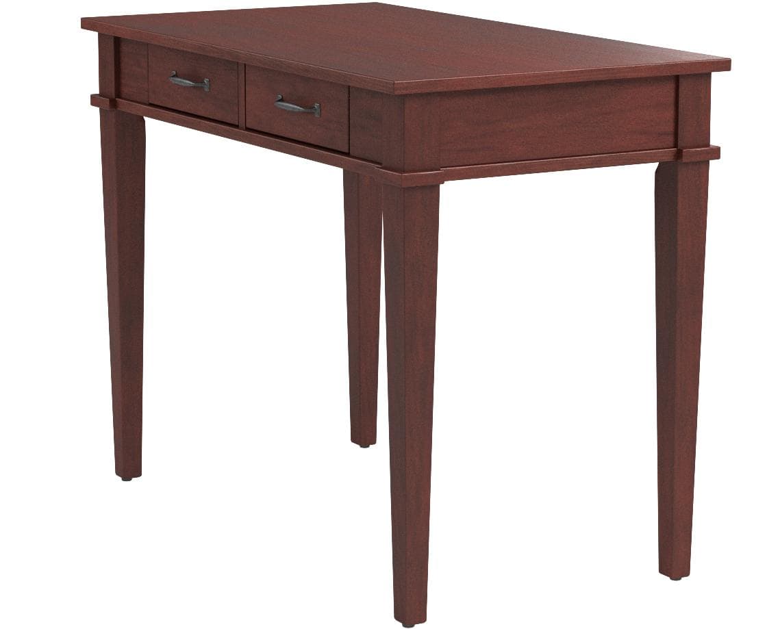 Rivet Classic Desk Dark Espresso — Dark Espresso, alternate front view