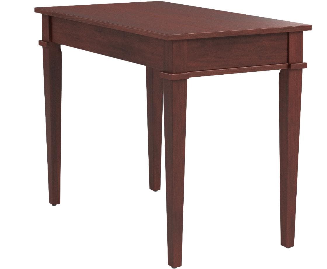 Rivet Classic Desk Dark Espresso — Dark Espresso, opposite rear view