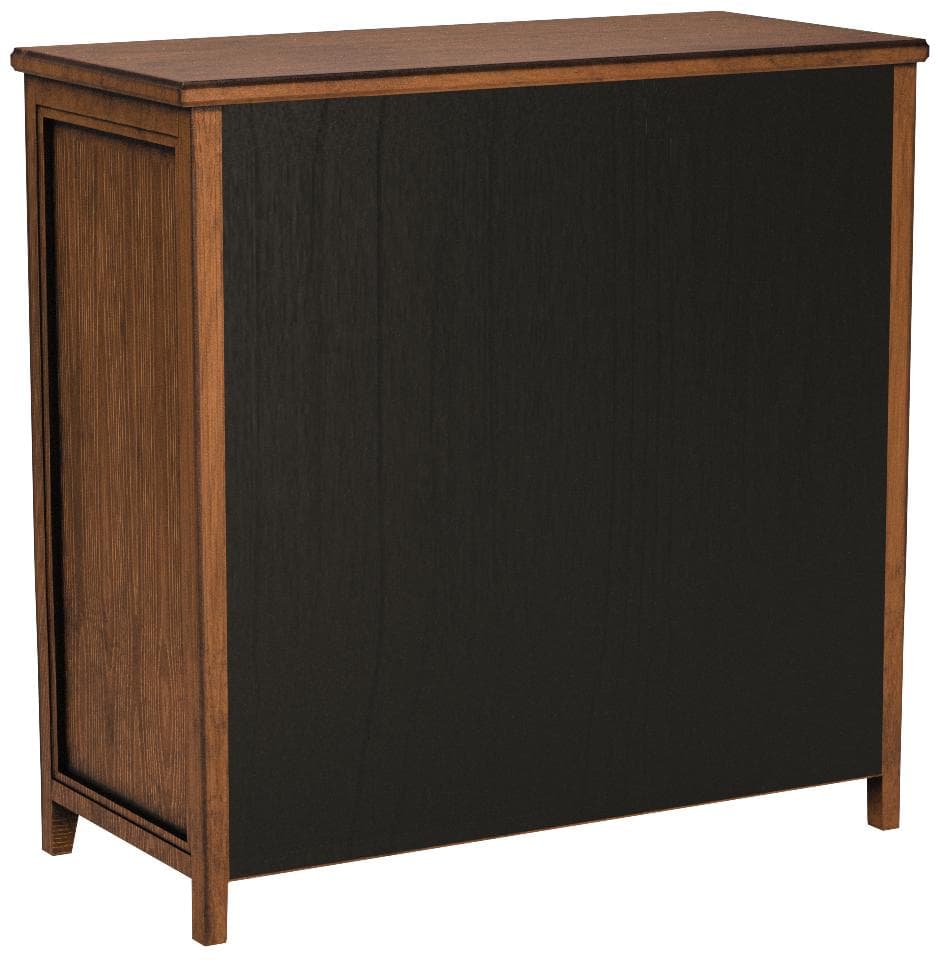 Stone & Beam Newport 3-Drawer Bedroom Dresser Toffee Oak — Toffee Oak, rear view