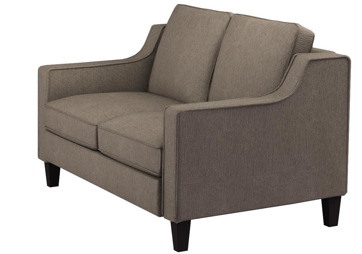 Stone & Beam Blaine Modern Loveseat Sofa Light Grey — Light Grey, alternate front view