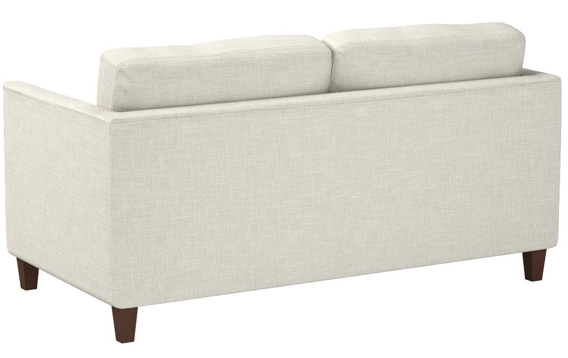 Stone & Beam Andover Modern Loveseat Sofa Sand — Sand, rear view