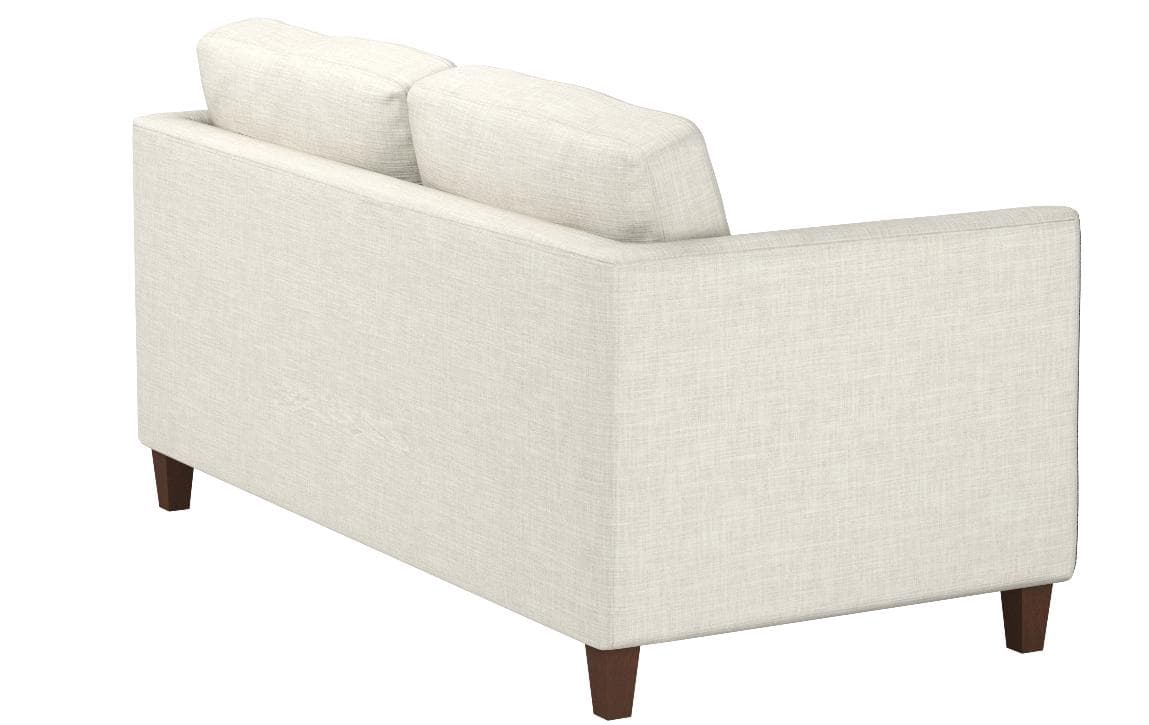 Stone & Beam Andover Modern Loveseat Sofa Sand — Sand, opposite rear view
