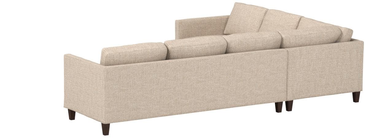 Stone & Beam Andover Modern Right L-Sectional Sofa Tan — Tan, alternate front view
