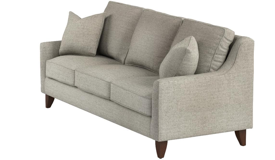 Stone & Beam Troy Upholstered Sofa Couch Ash Gray — Ash Gray, alternate front view