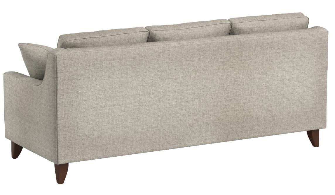Stone & Beam Troy Upholstered Sofa Couch Ash Gray — Ash Gray, rear view
