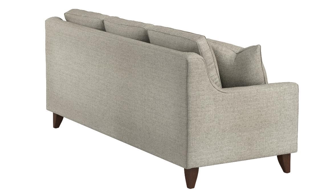Stone & Beam Troy Upholstered Sofa Couch Ash Gray — Ash Gray, opposite rear view