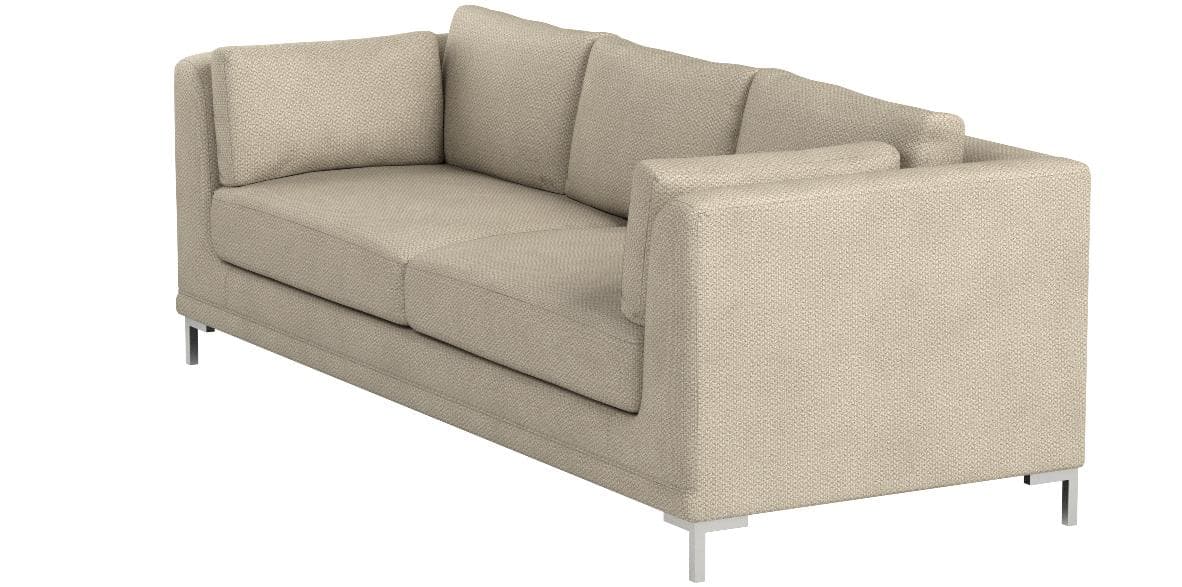Stone & Beam Westcott Contemporary 93" Sofa, Fabric Haze — Haze, alternate front view