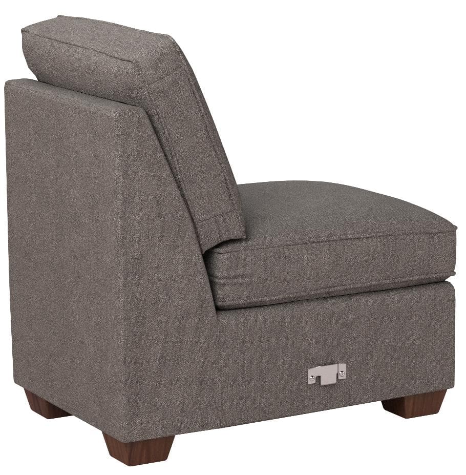 Stone & Beam Bagley Sectional Component Armless Chair Stone — Stone, opposite rear view