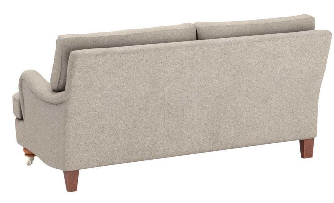 Stone & Beam Brandeberry Farmhouse Charles of London Sofa Stone — Stone, rear view