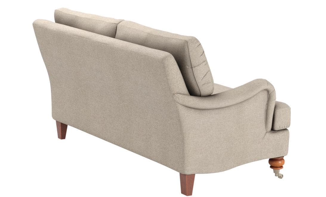 Stone & Beam Brandeberry Farmhouse Charles of London Sofa Stone — Stone, opposite rear view