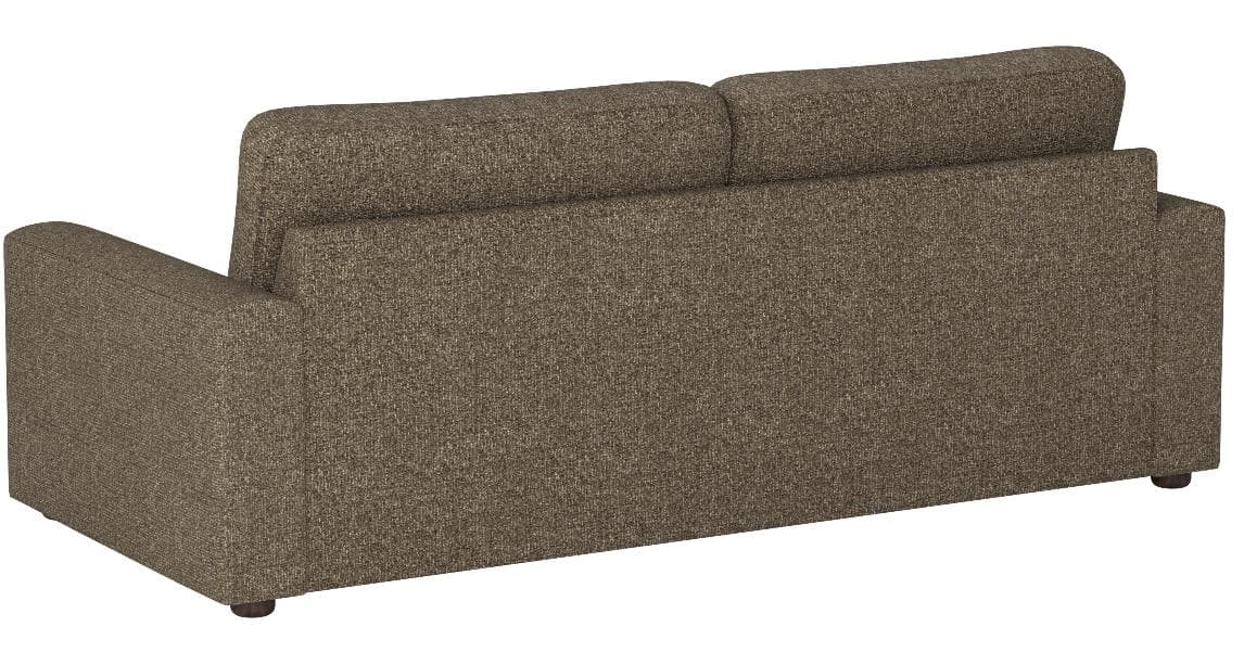 Stone & Beam Abigail Sofa Couch Golden Brown — Golden Brown, rear view