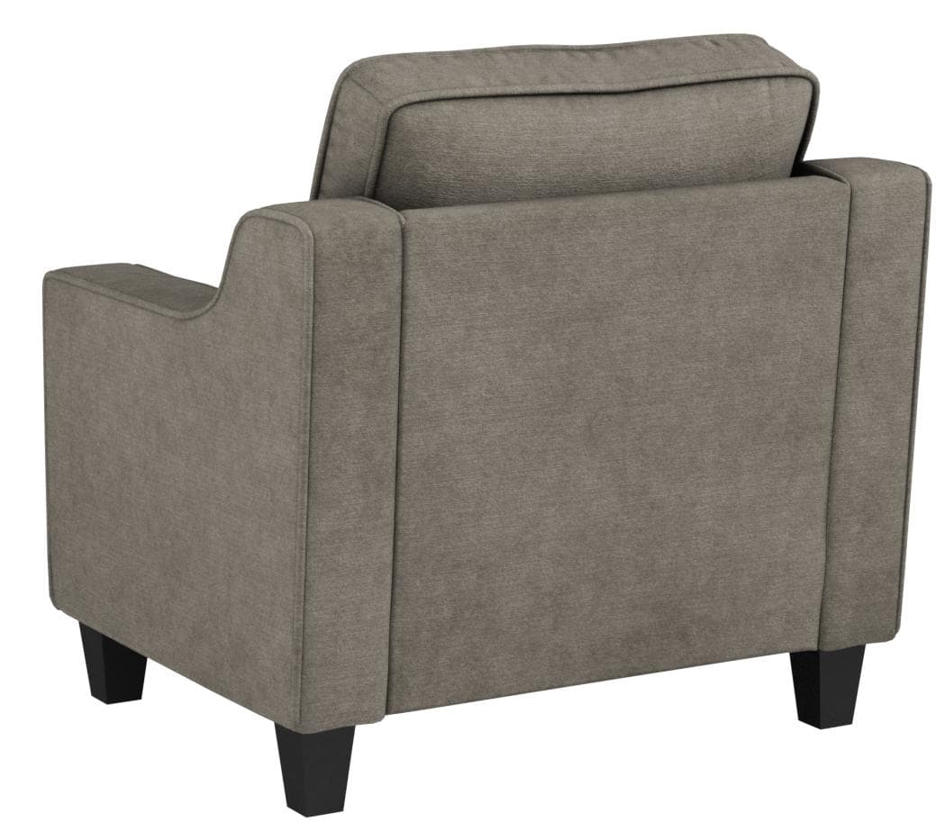 Stone & Beam Isabel Traditional Accent Chair Slate Grey — Slate Grey, rear view