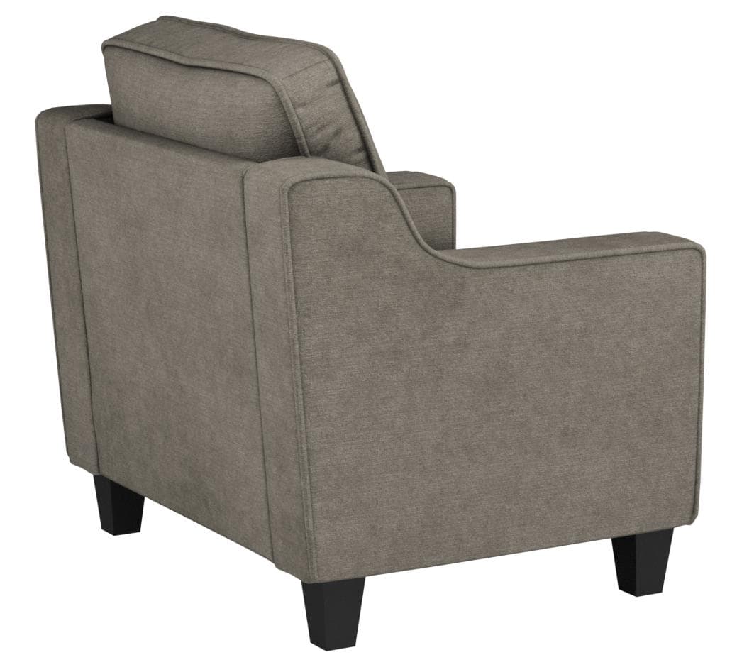 Stone & Beam Isabel Traditional Accent Chair Slate Grey — Slate Grey, opposite rear view