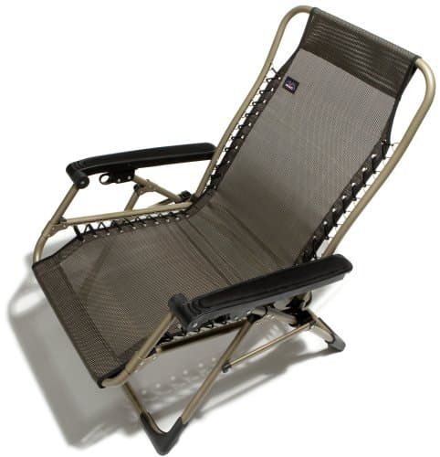 Strathwood Deluxe Anti-Gravity Chair viewed from above at an angle
