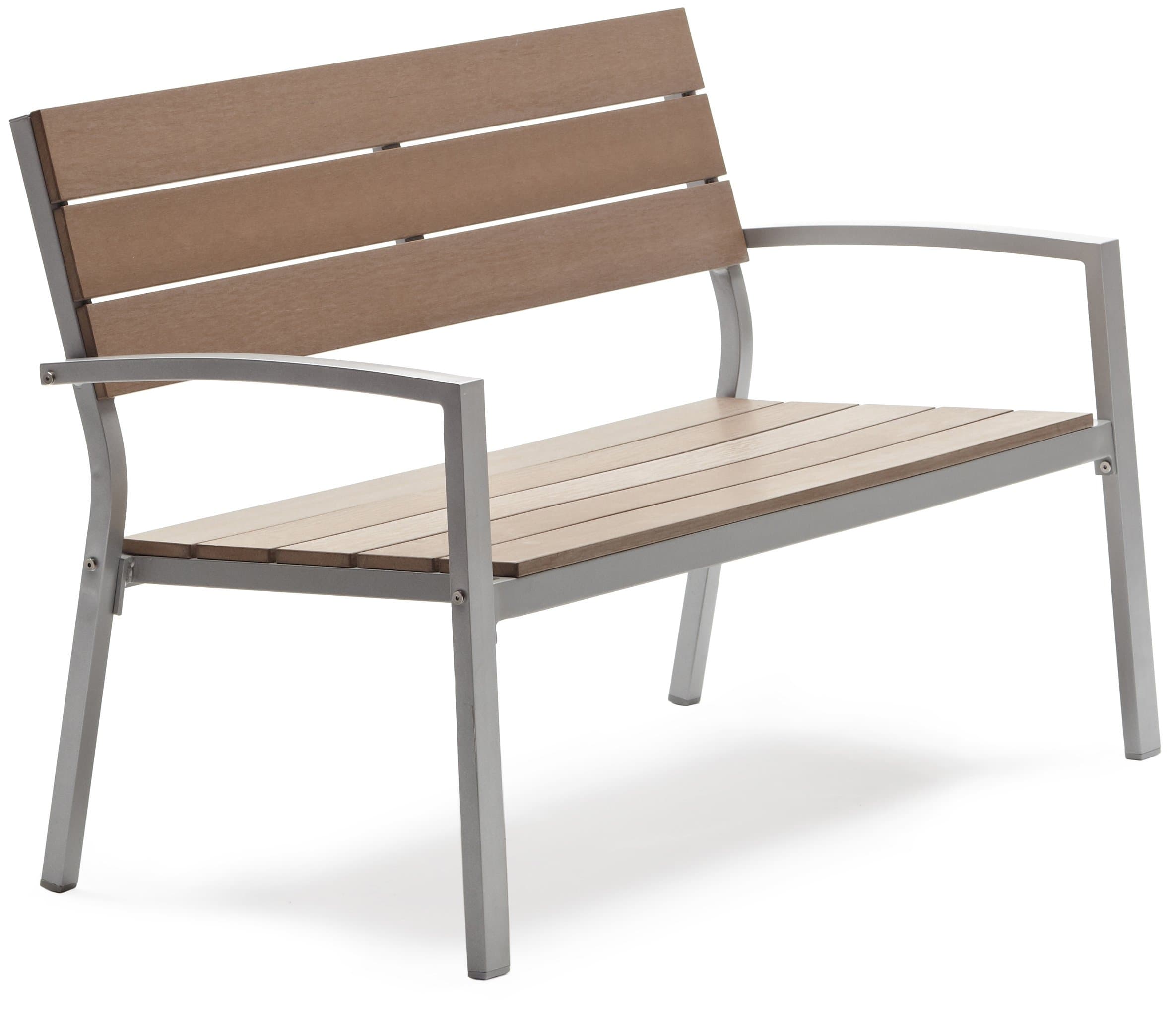 Strathwood Brook 2-Seater Bench — angled full bench view.