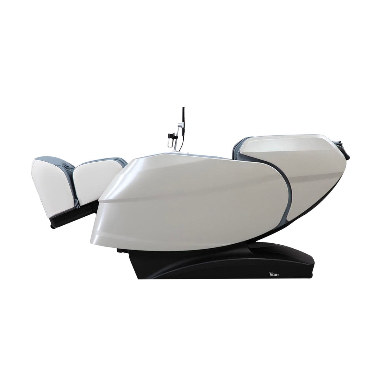 Titan Rejūv 4D — Blue finish, reclined view