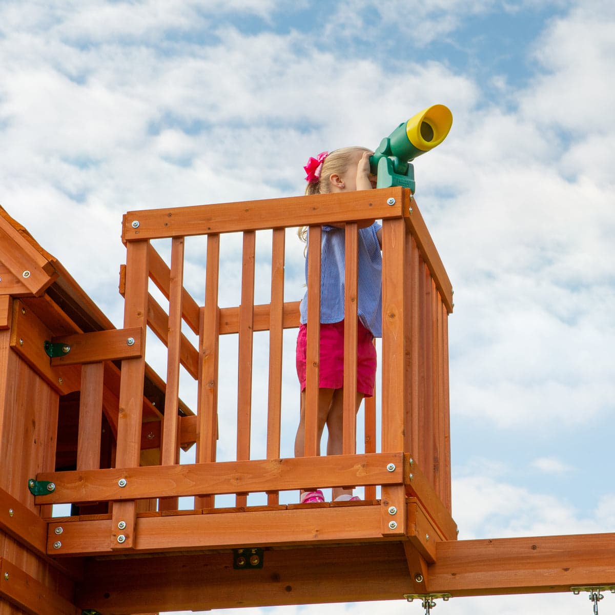 Backyard Discovery Skyfort II Cedar Swing Set — product view 4