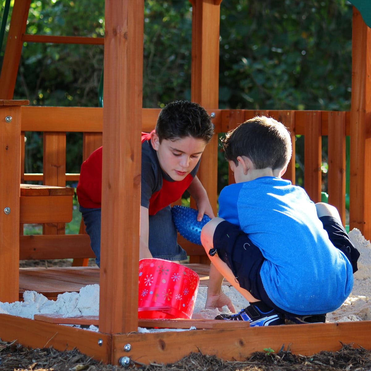 Backyard Discovery Skyfort II Cedar Swing Set — product view 6