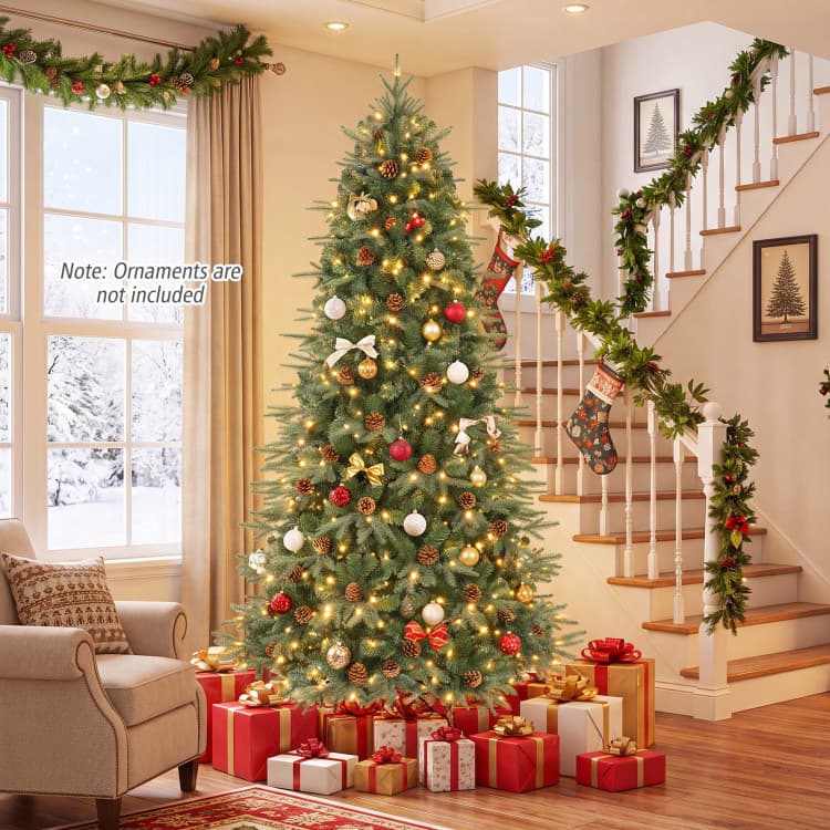 7 ft Pre-lit Pine Cone Christmas Tree — product detail 6