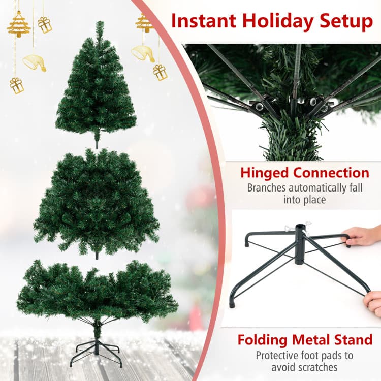 6 ft Spruce Tree with 230 Warm White LEDs — product detail 9
