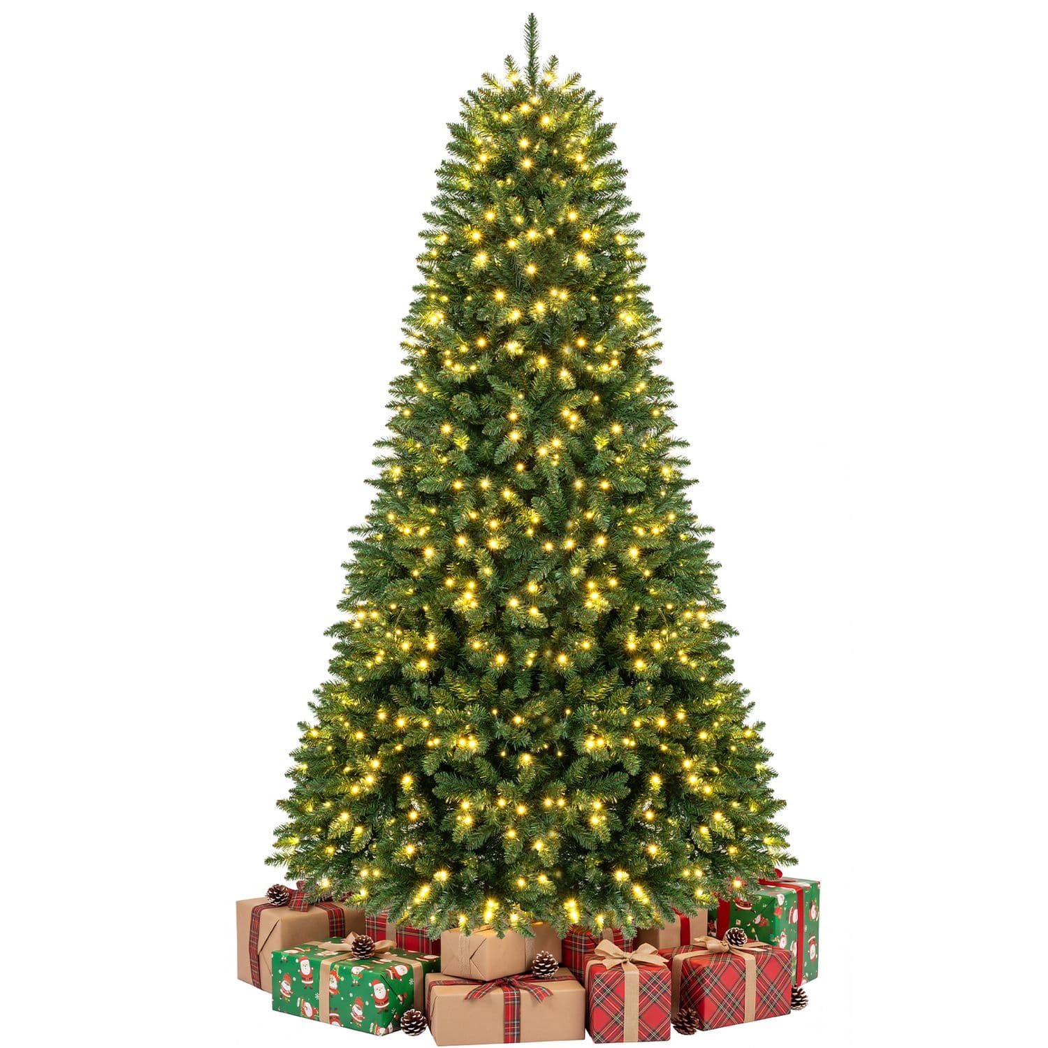 7.5 ft Fir Tree with 700 Warm White LEDs — product detail 3