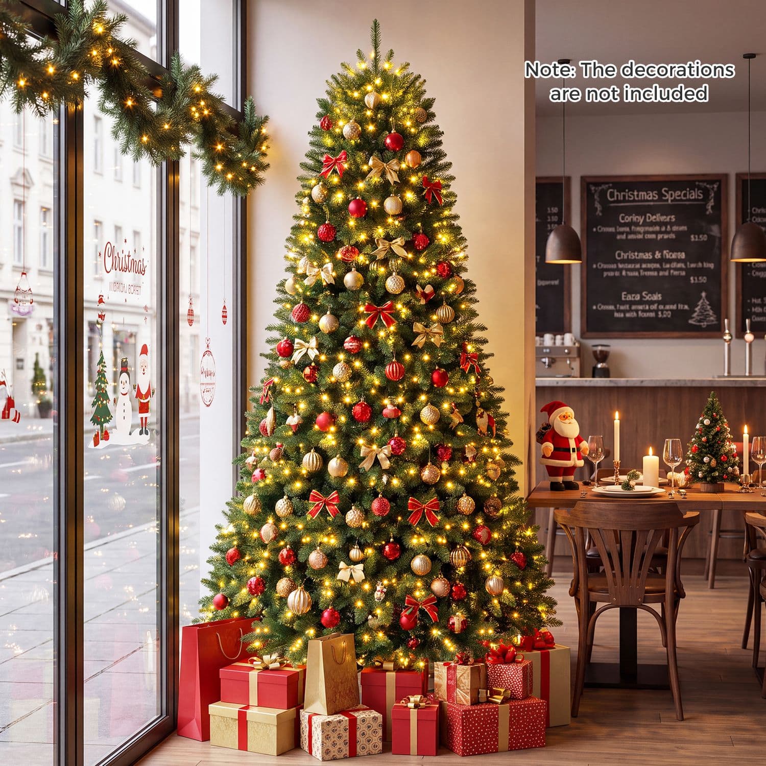 7.5 ft Fir Tree with 700 Warm White LEDs — product detail 7