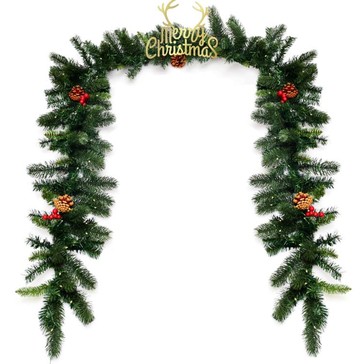9 ft Berry Garland with 100 LEDs — product detail 10