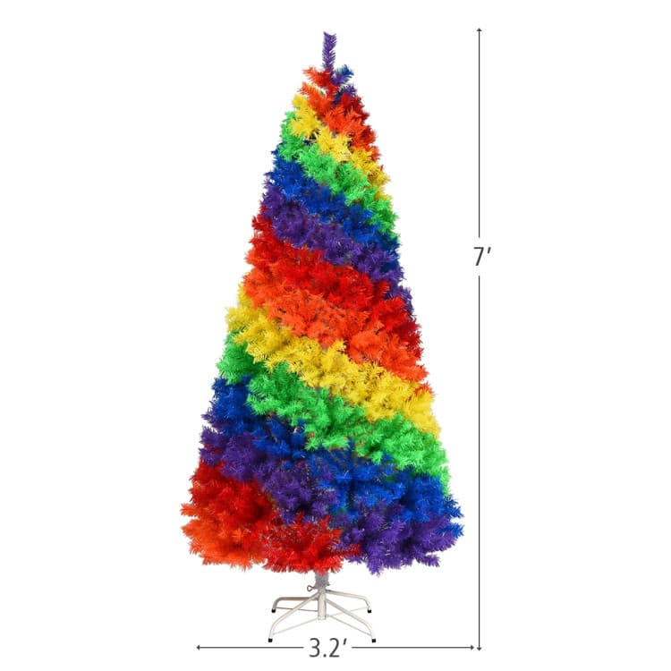7 ft Rainbow Christmas Tree — product detail 3