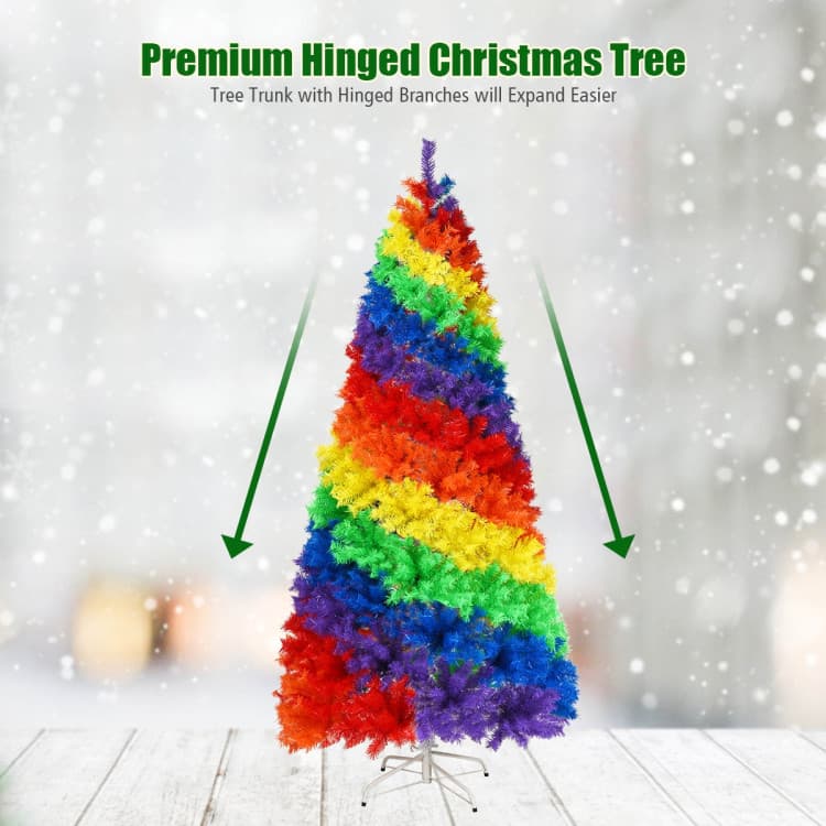 7 ft Rainbow Christmas Tree — product detail 4