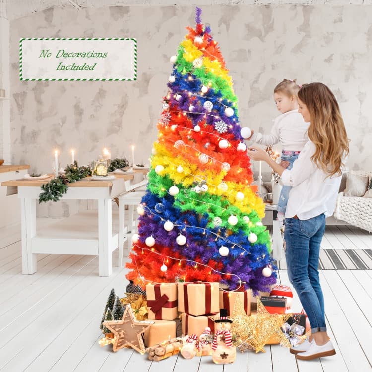 7 ft Rainbow Christmas Tree — product detail 5