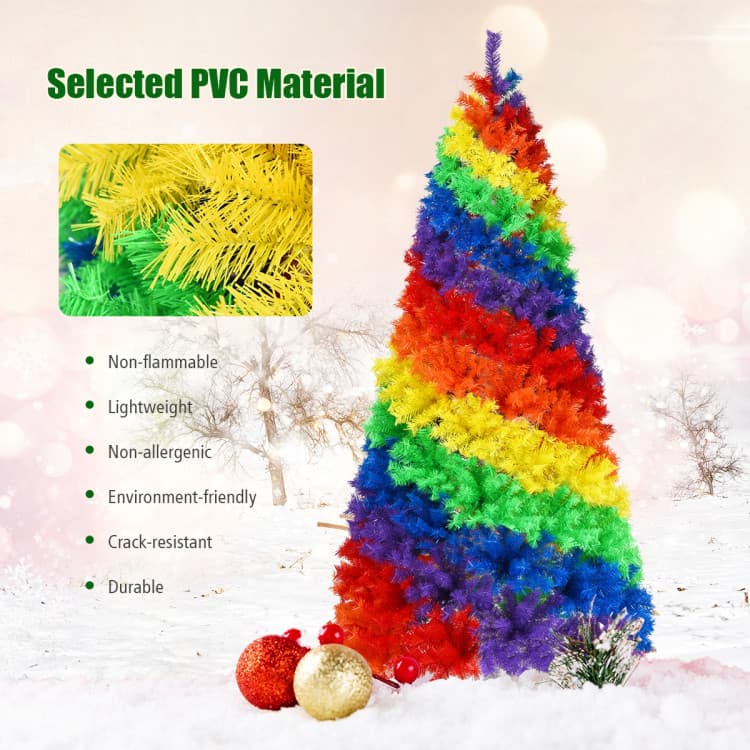 7 ft Rainbow Christmas Tree — product detail 7