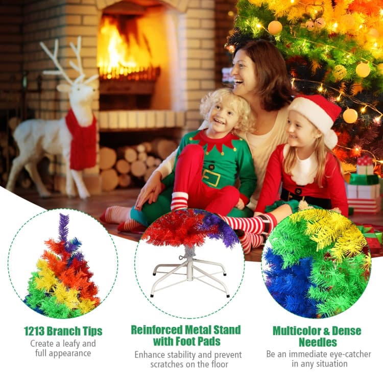 7 ft Rainbow Christmas Tree — product detail 9