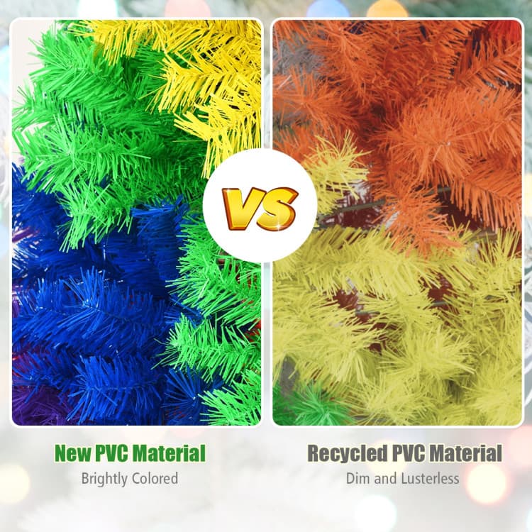 7 ft Rainbow Christmas Tree — product detail 10