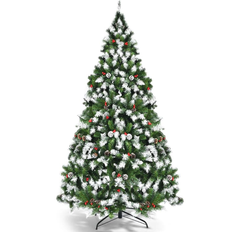 6 ft Snow-flocked Berry Tree with 250 LEDs — product detail 3