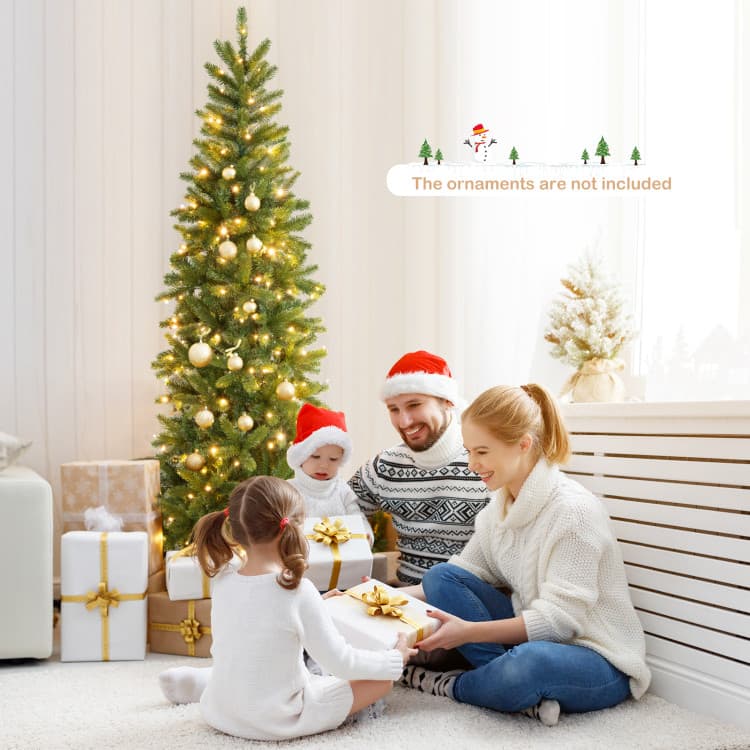 7.5 ft Slim Tree with Colour-changing LEDs — product detail 2