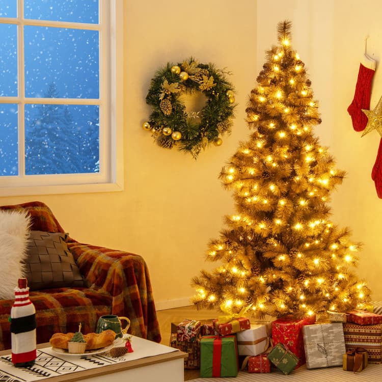 6 ft Pine Cone Tree with 200 LEDs — product detail 2